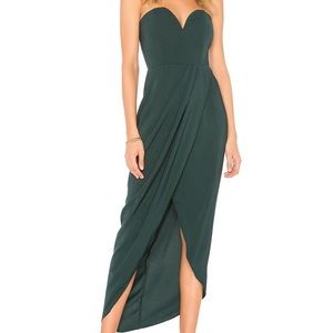 Shona Joy Strapless Cocktail Dress